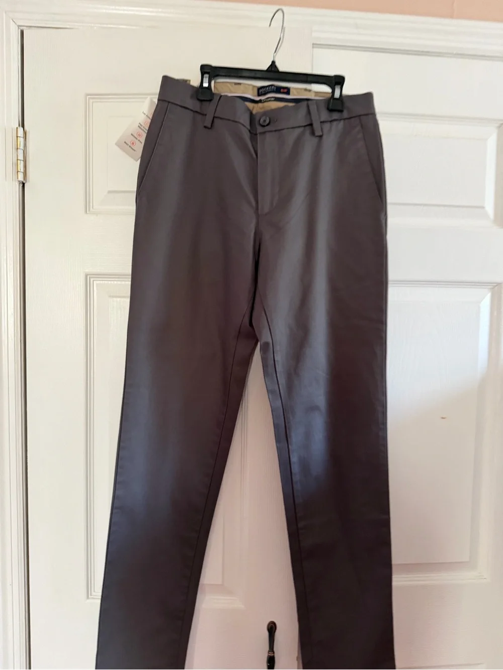 Dockers Men's Charcoal Gray Chinos